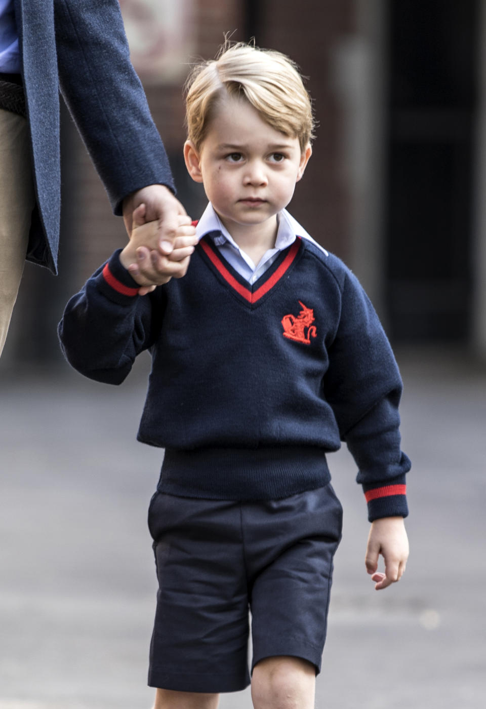 The five-year-old prince started at the school in 2017. Source: Getty