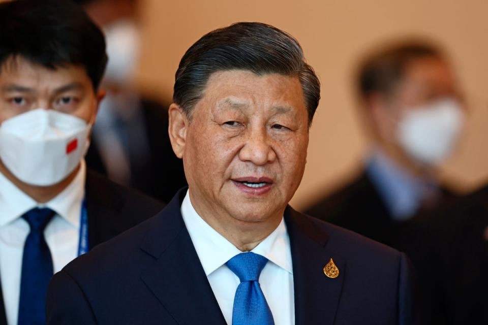 File. Xi Jinping had said in October that China would strengthen its nuclear weapons (AP)