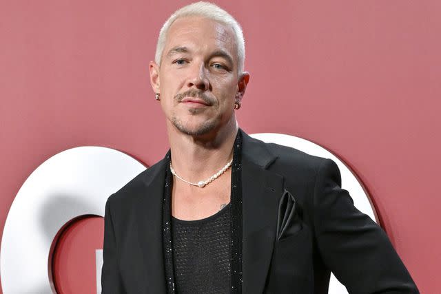 <p>Axelle/Bauer-Griffin/FilmMagic</p> Diplo in Los Angeles in November 2023