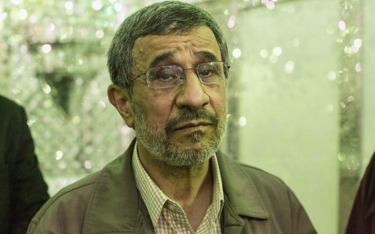 Mahmoud Ahmadinejad visits a mosque in Tehran, Iran, on June 17, 2021 - Sam Tarling 