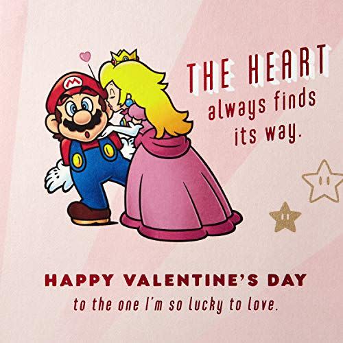 12) Super Mario Valentine's Day Card