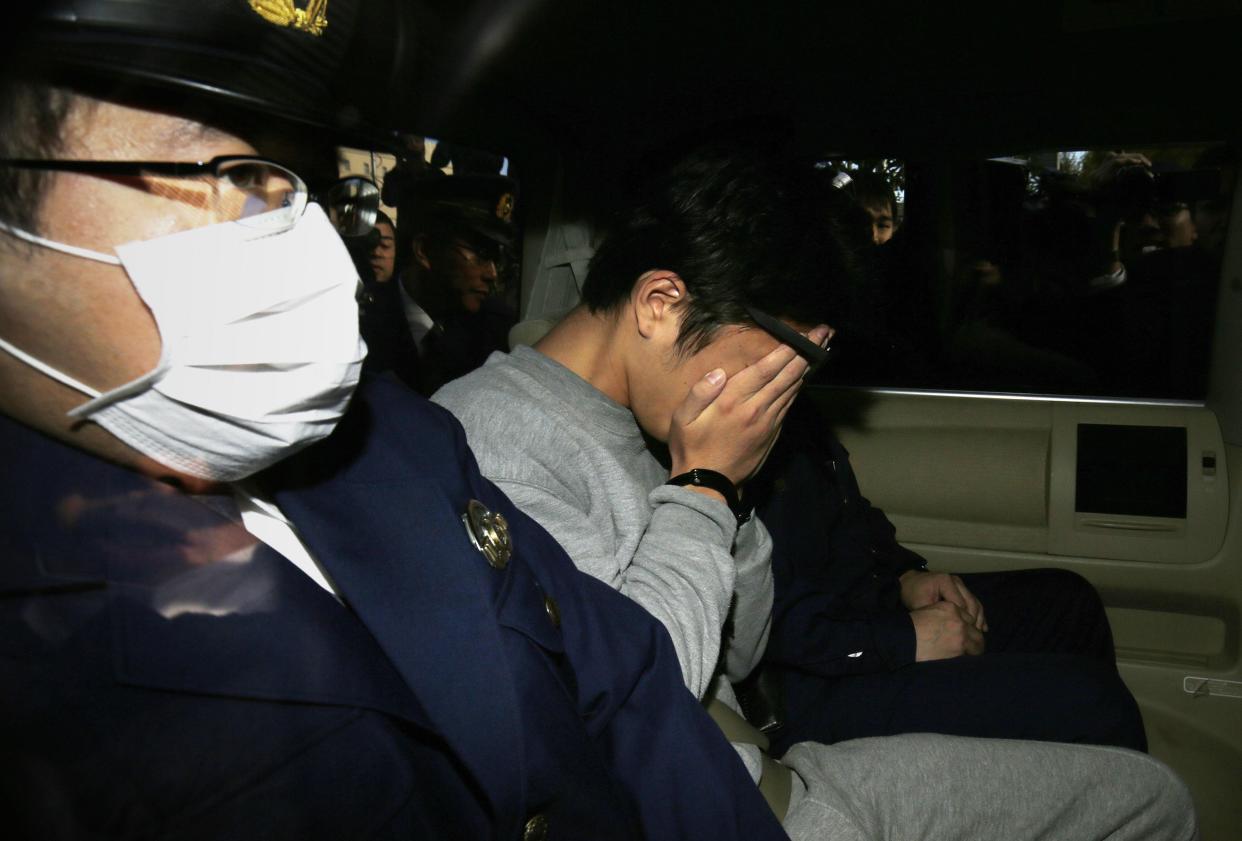 The accused was arrested after dismembered bodies were found in his Tokyo apartment (AFP via Getty Images)