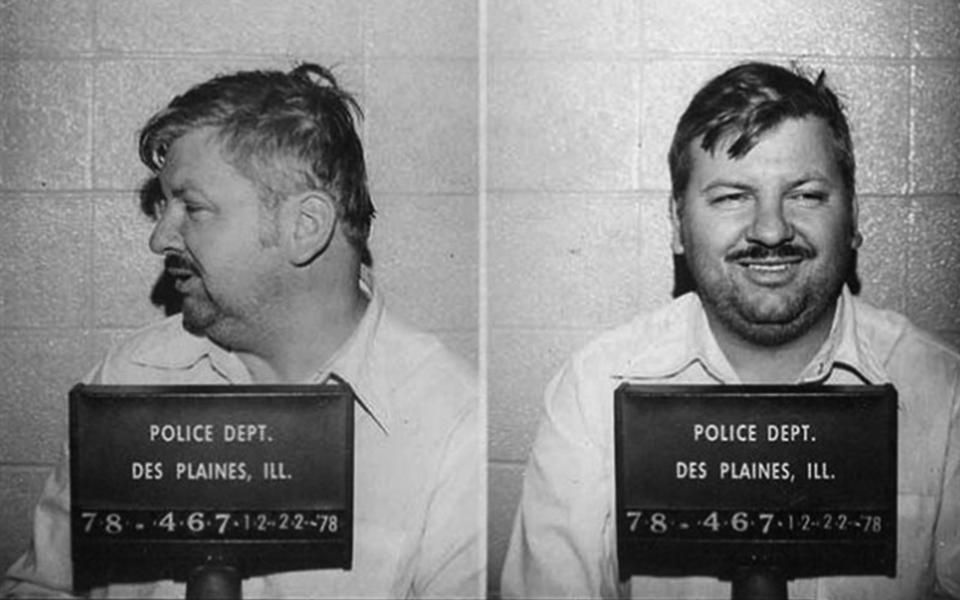 Ressler grew up near the murderer John Wayne Gacy (pictured) - Donaldson Coll