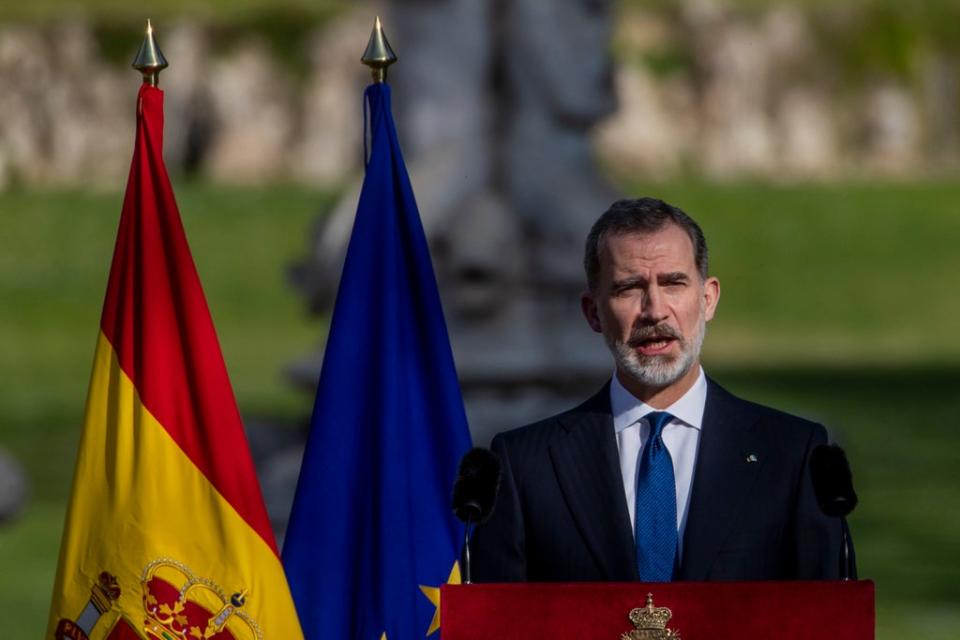 COLOMBIA-REY DE ESPAÑA, (AP)