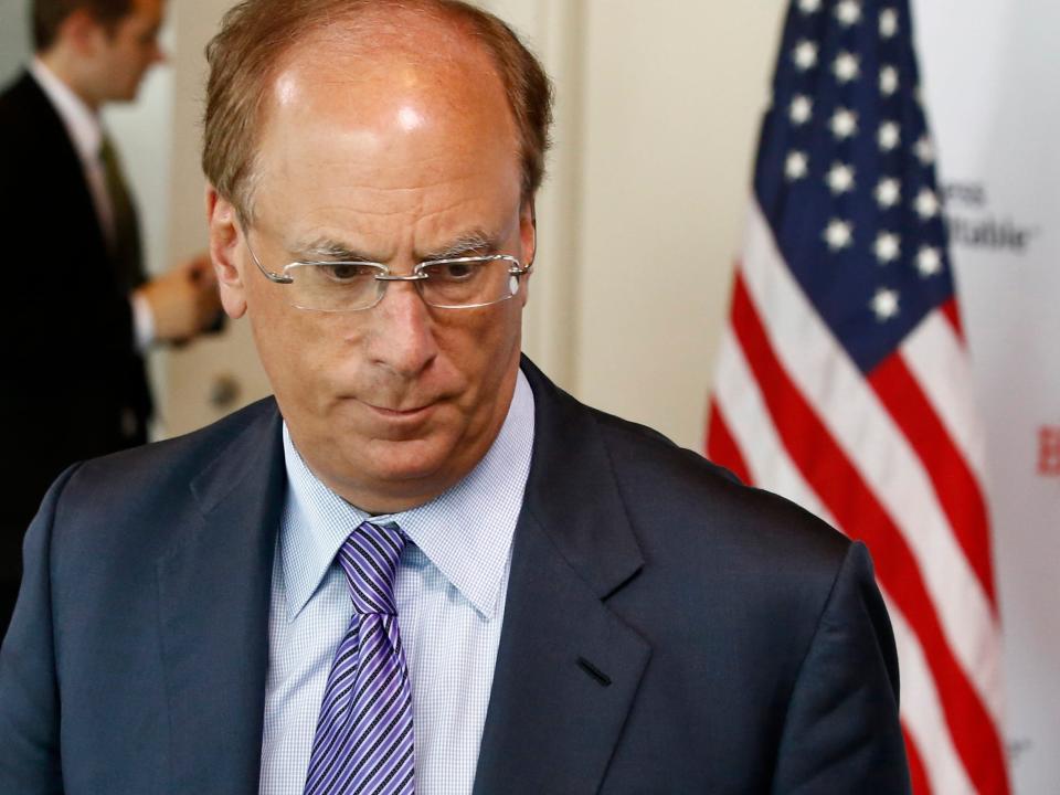 BlackRock CEO Larry Fink. - Copyright: REUTERS/Jason Reed