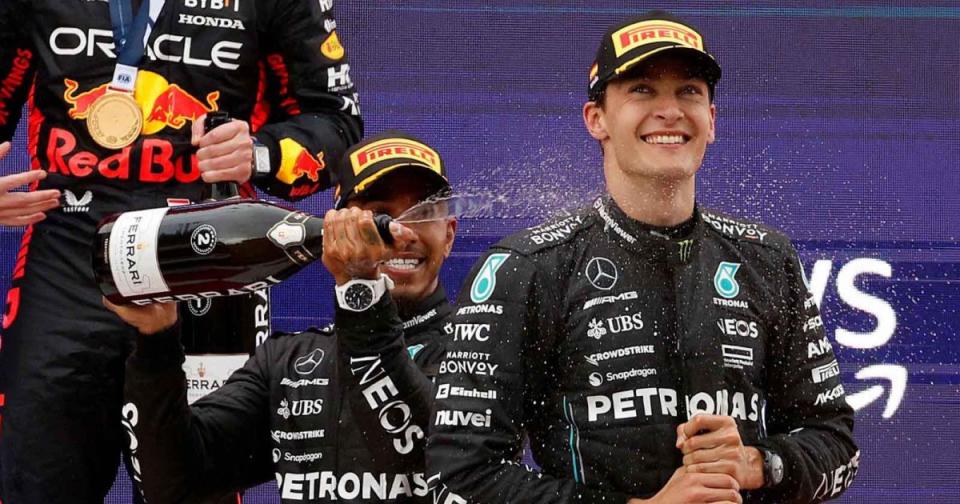 El cuidadoso repaso de Martin Brundle al doble podio de Mercedes en España