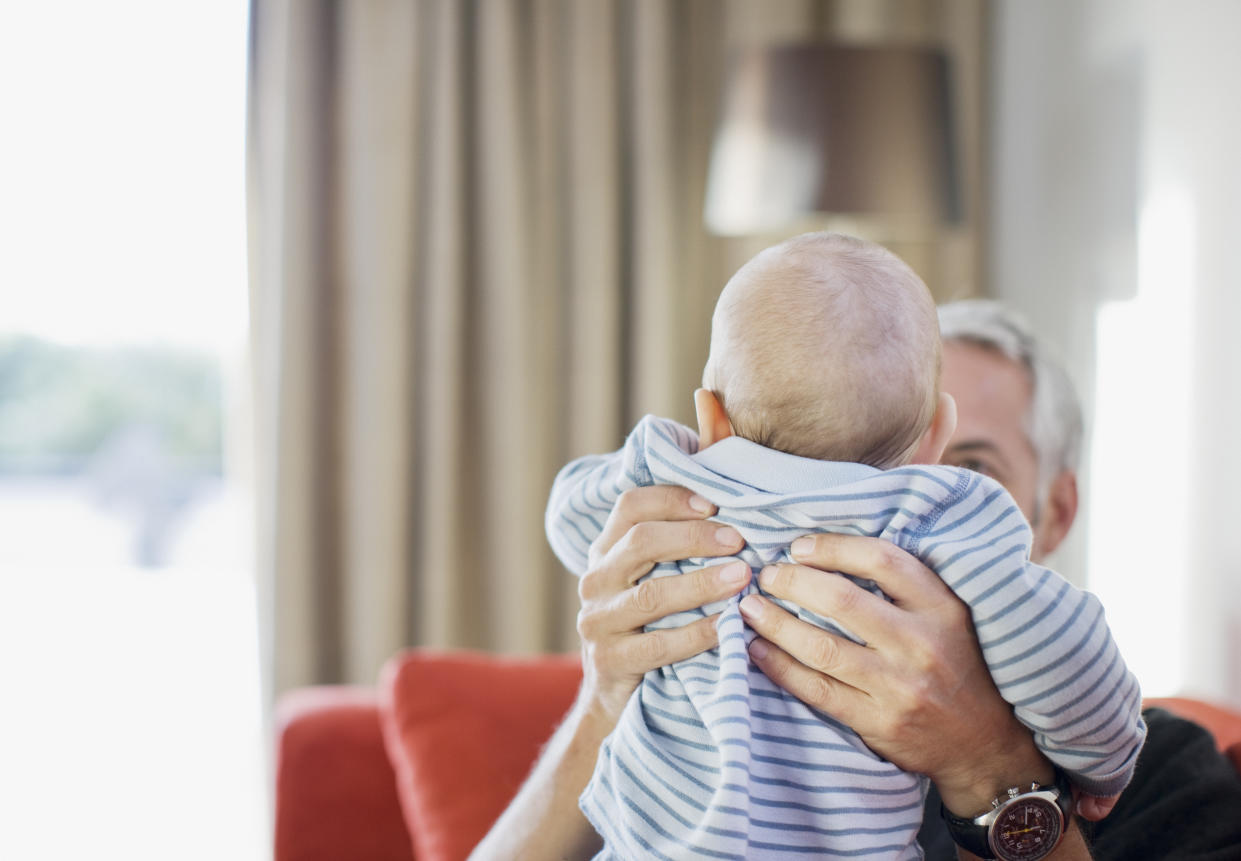 Older dads could see their babies suffer more health risks at birth [Photo: Getty]