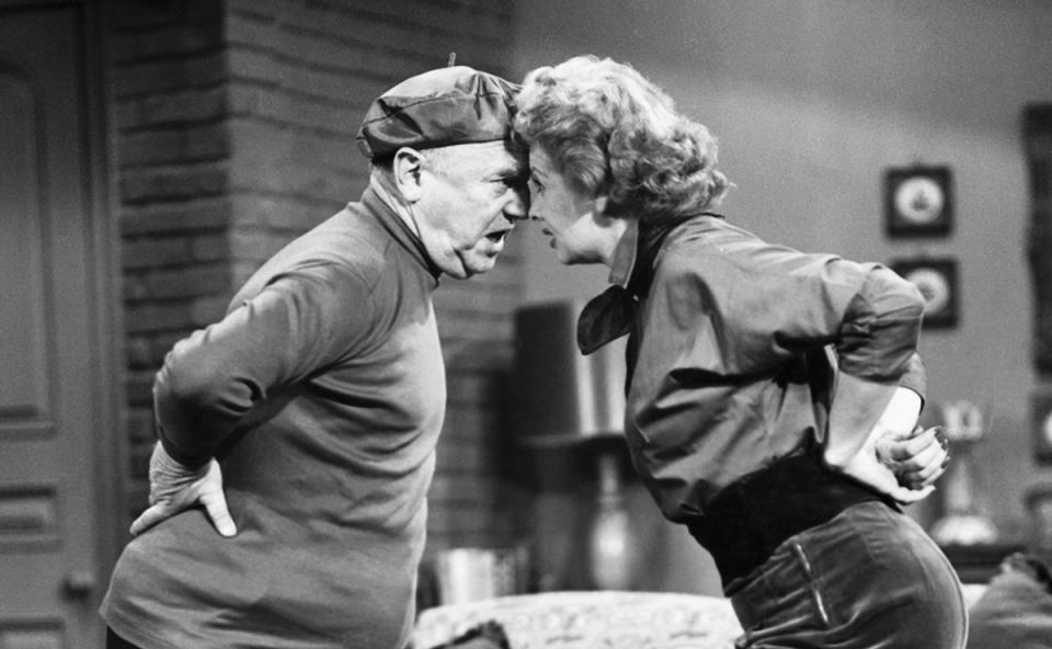 William Frawley and Vivian Vance