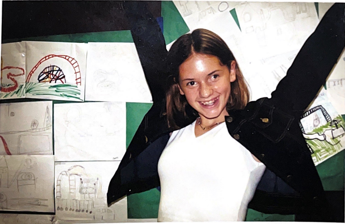 Chelsea Elliott, founder of half Helen, during her younger years. (Courtesy: Chelsea Elliott)