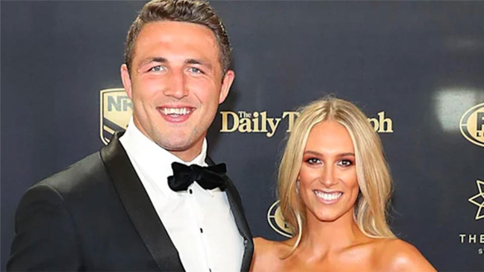 Seen here, Sam and Phoebe Burgess at the 2017 Dally M awards night.