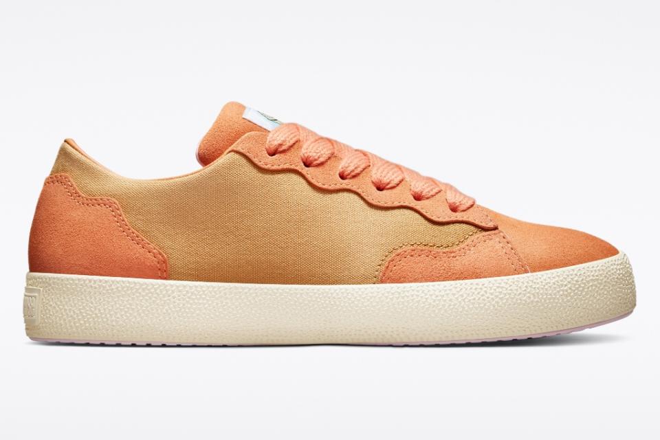 Converse and Golf le Fleur’s Converse x GLF 2.0 sneakers in “Curry/Copper Tan.” - Credit: Courtesy of Converse