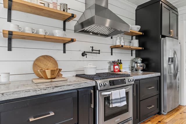 <p>Chase Tucker</p> The kitchen in Chip and Joanna Gaines' Magnolia House