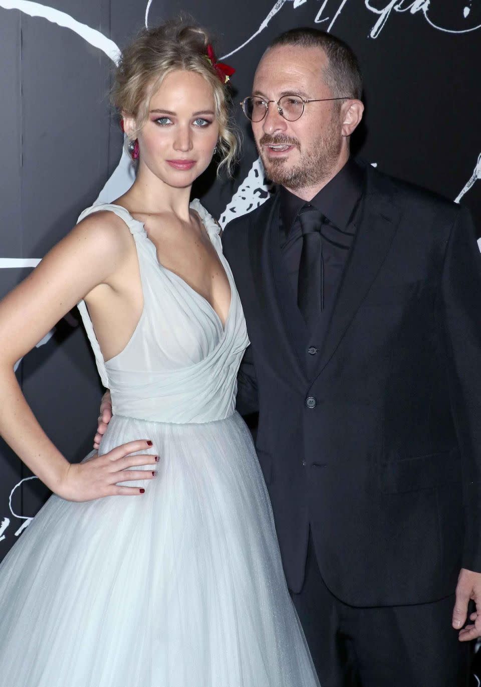 Jennifer Lawrence and Darren Aronofsky (here together earlier this year) have split after one year together. Source: Getty