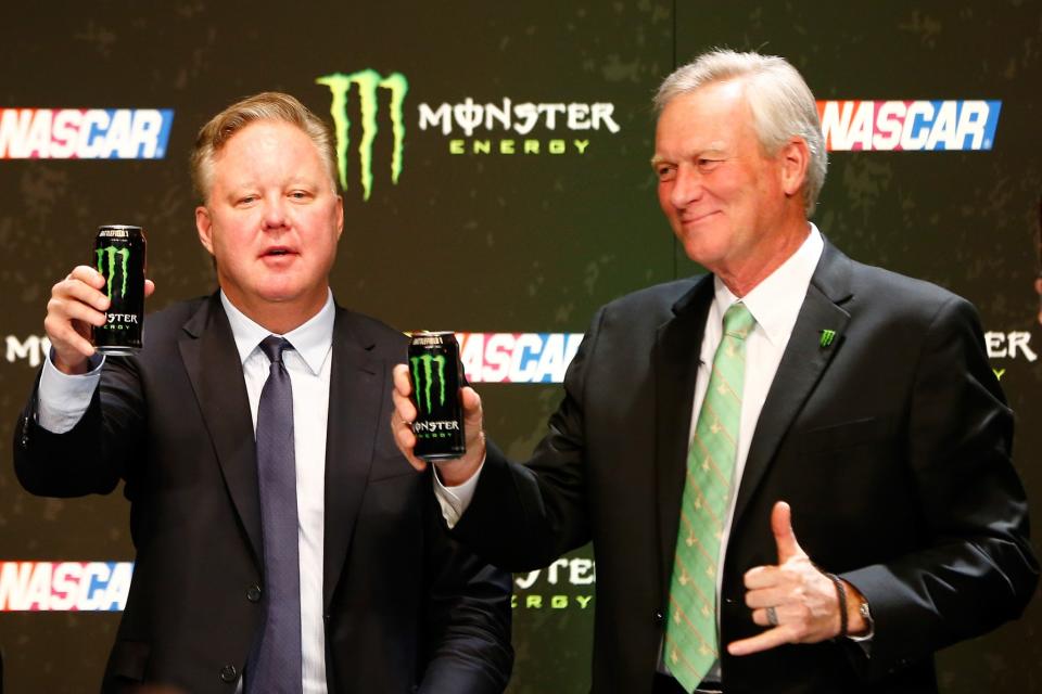 Monster is succeeding Sprint as the Cup Series' title sponsor. (Getty)