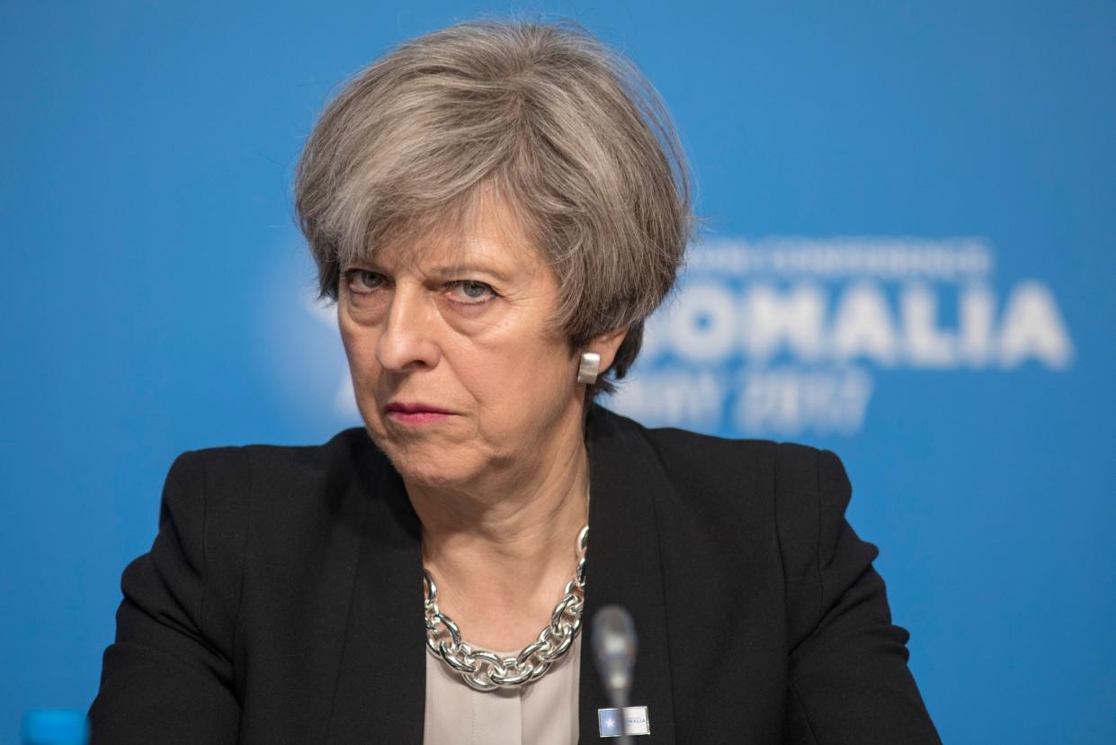 Theresa May is under huge pressure as she fights to cling on to power (Jack Hill – WPA Pool/Getty Images)