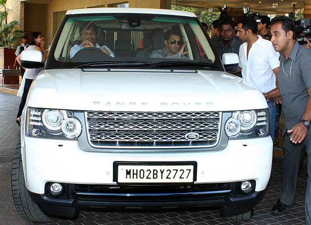 One of Salman's many rides - the Range Rover