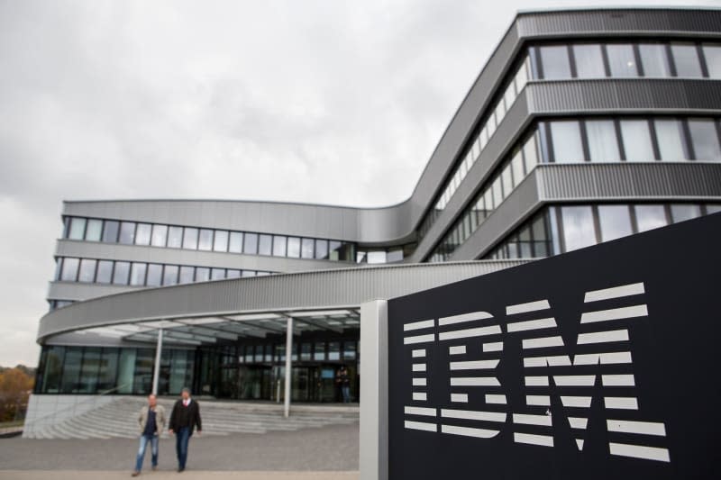 An IBM logo is pictured in front of the IBM branch in Ehningen. The Spanish government has signed a deal with US computer giant IBM Corp for the New York-based firm to develop foundational models of artificial intelligence (AI) for not only Spanish but for co-official langugages, such as Catalan, Basque, Galician, and Valencian. Silas Stein/dpa