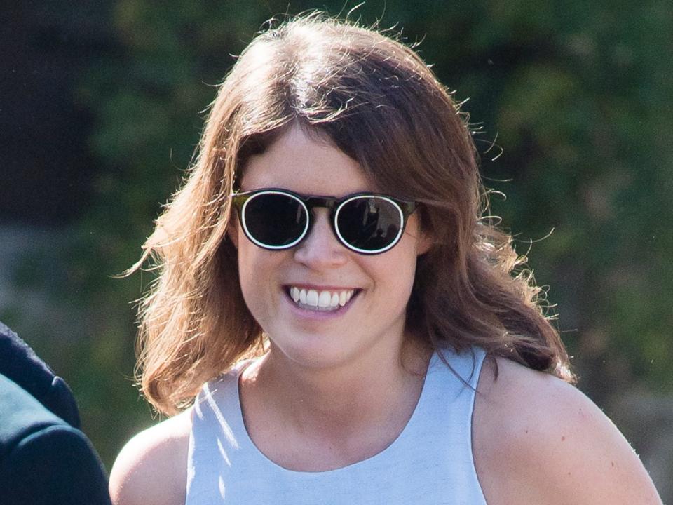 Princess Eugenie wearing sunglasses.