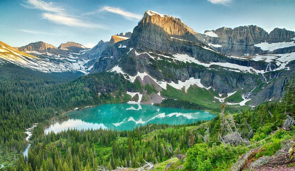 Glacier National Park in Montana.