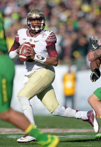 Jameis Winston fell flat in the Rose Bowl on New Year's Day. (USA TODAY Sports) 
