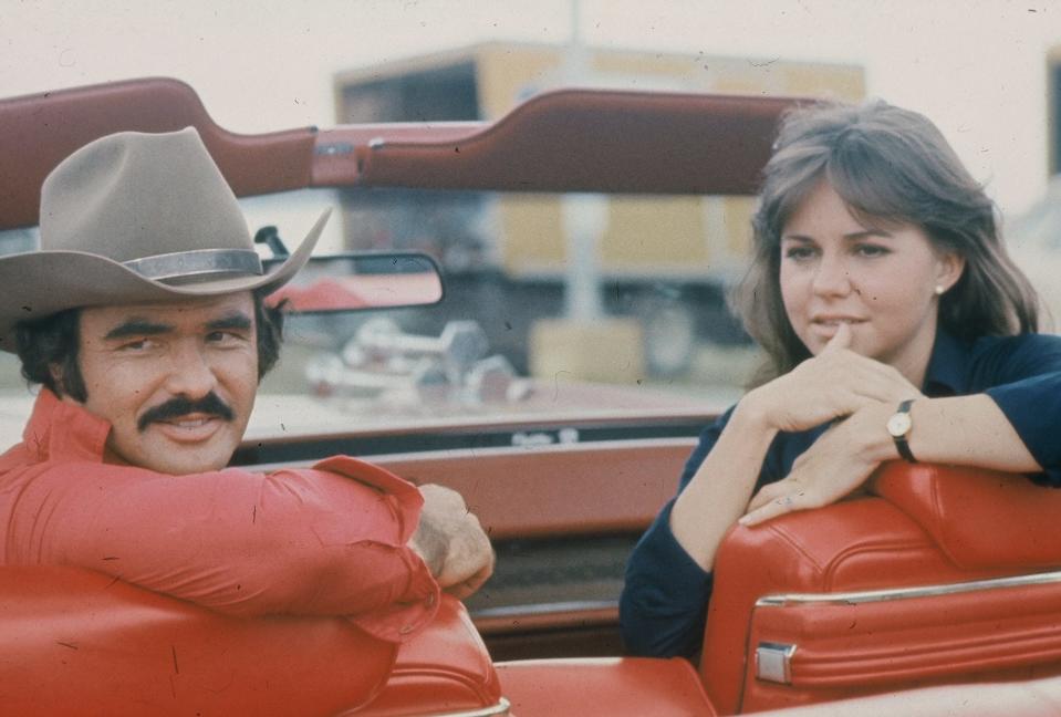 burt reynolds and sally field in smokey and the bandit