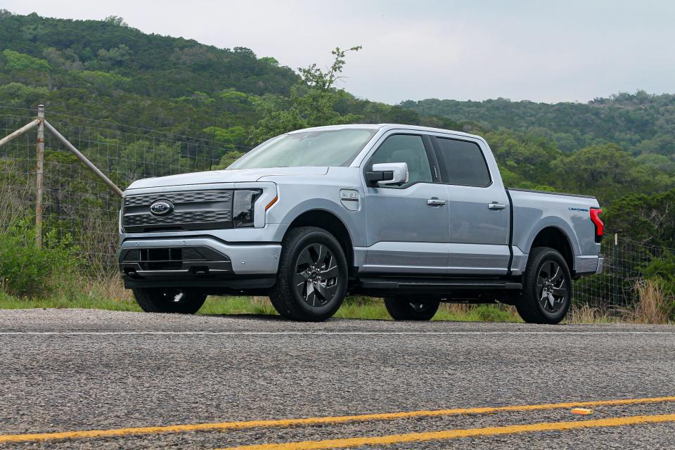 The Ford F-150 Lightning.