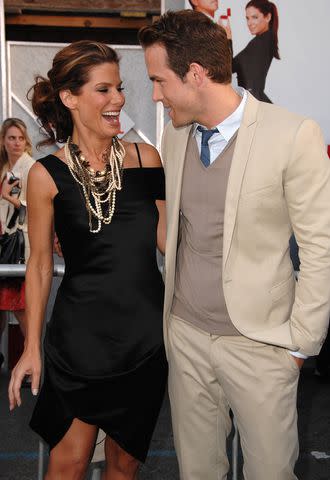 <p>Steve Granitz/WireImage</p> Sandra Bullock and Ryan Reynolds at the L.A. premiere of "The Proposal" on June 1, 2009.