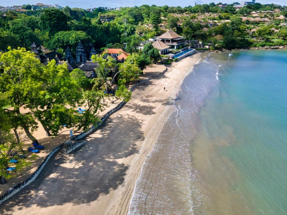 A white crescent of sand in the south, Jimbaran sparkles under the Balinese sun (Getty Images/iStockphoto)