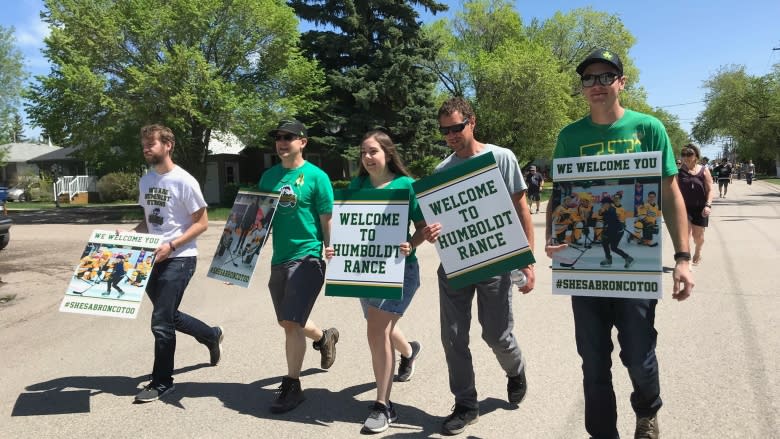 Humboldt opens its arms to Rance Cardinal, Broncos' hockey hero