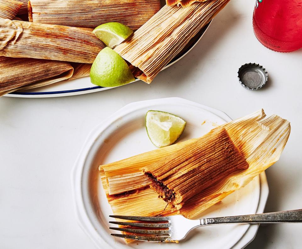 Pork Tamales Rojos