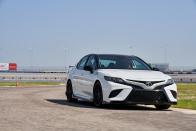 <p>At $31,995 to start, the TRD is the least expensive six-cylinder Camry and a respectable performance bargain.</p>