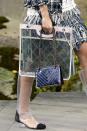 <p><i>Clear PVC quilted tote from the SS18 Chanel collection. (Photo: ImaxTree) </i></p>