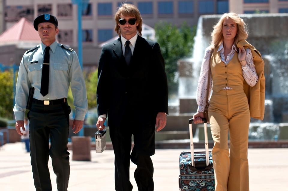 <h1 class="title">MACGRUBER, from left: Ryan Phillippe, Will Forte, Kristen Wiig, 2010. Ph: Greg Peters/ ©Universal/co</h1><cite class="credit">Everett Collection</cite>