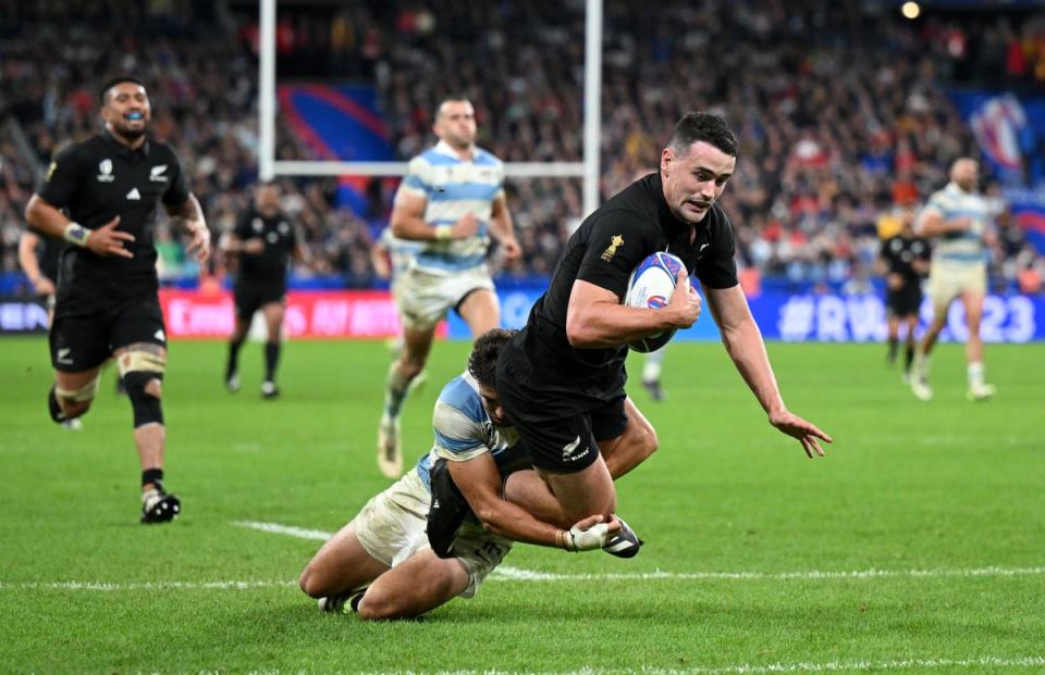 Will Jordan scored a hat-trick in New Zealand’s 44-6 win   (Getty Images)