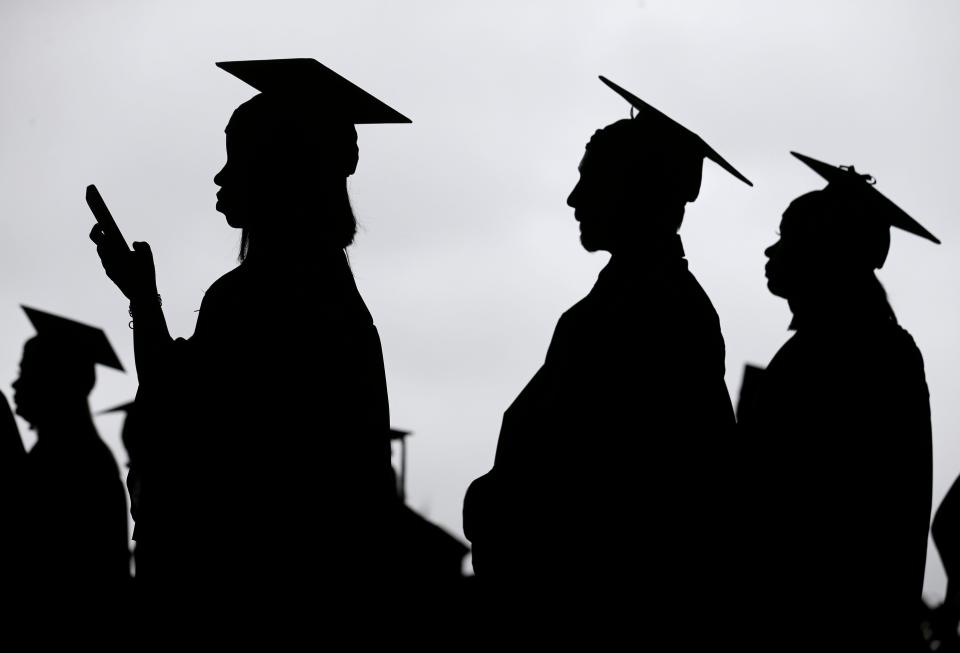 Bergen Community College commencement in 2018 at MetLife Stadium in East Rutherford, N.J.