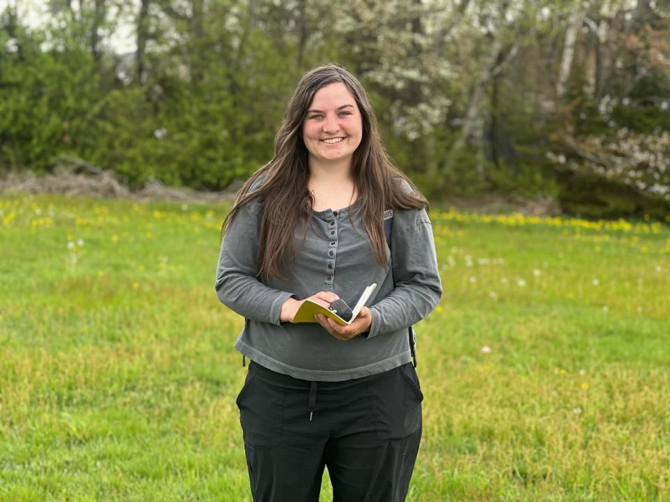 Kassidy Matheson is the 2 Billion Trees co-ordinator for the P.E.I. Watershed Alliance.  She is currently doing site visits to decide which trees will be planted where on small sites and in watershed areas in 2025.