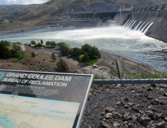 Grand Coulee Dam in Washington state.