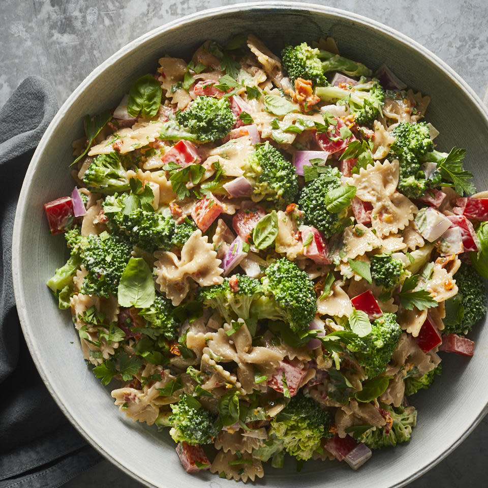 Mediterranean Broccoli Pasta Salad