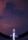 SpaceX CEO Elon Musk unveils his plans to colonize Mars during the International Astronautical Congress in Guadalajara, Mexico, September 27, 2016. REUTERS/Stringer