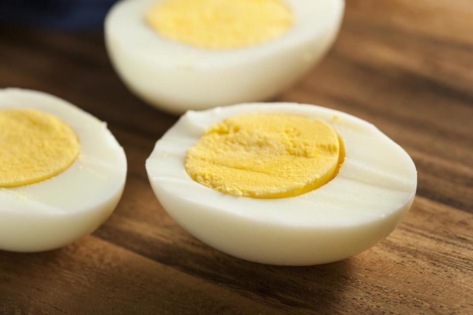 Hard-boiled eggs