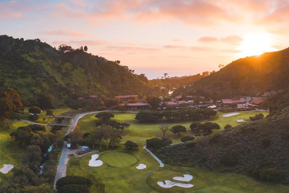 Aerial view of The Ranch at Laguna Beach