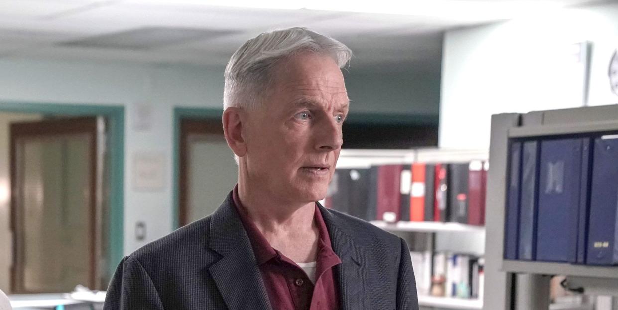 mark harmon as gibbs, ncis