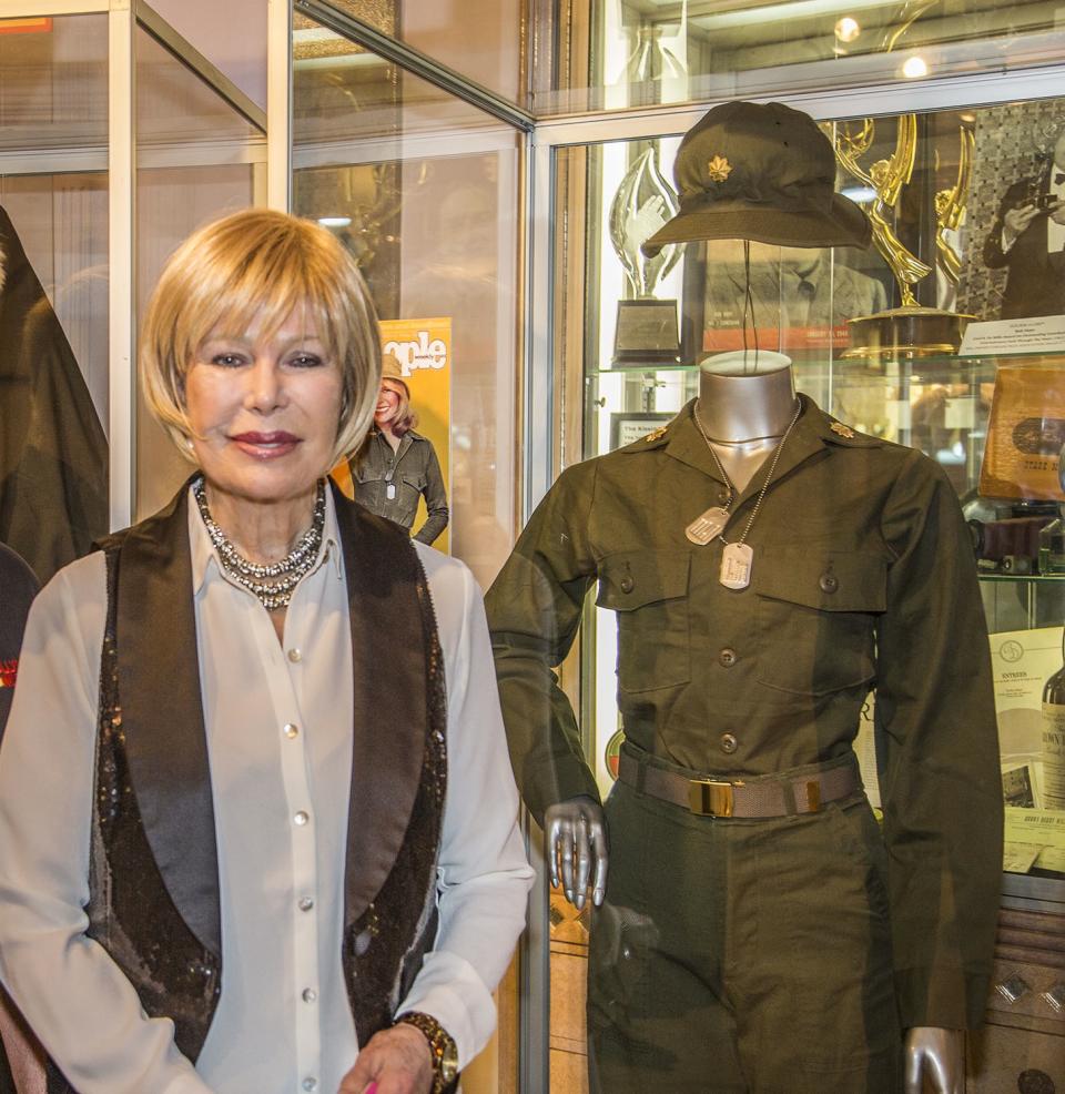 Loretta Swit with her M*A*S*H costume