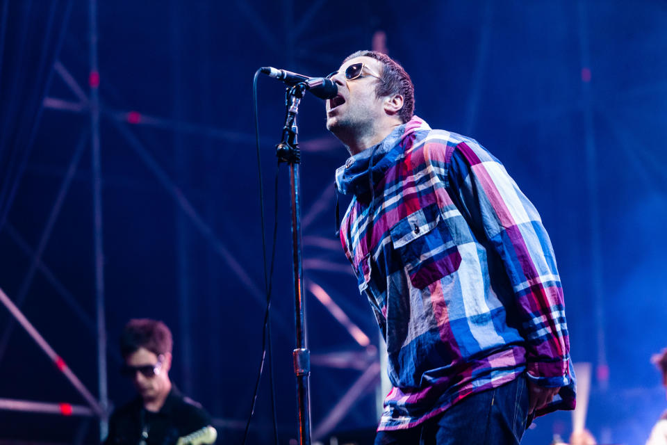 Liam Gallagher in concert at Collisioni Festival Barolo Italy, on July 4, 2019 (Photo by Roberto Finizio/NurPhoto via Getty Images)