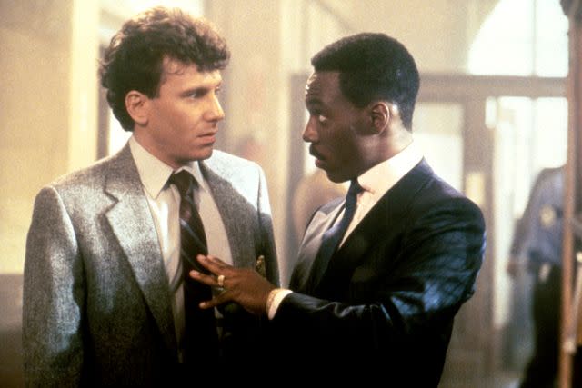 <p>Paramount Pictures/Sunset Boulevard/Corbis via Getty Images</p> Paul Reiser and Eddie Murphy in Beverly Hills Cop II