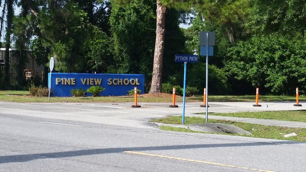 Pine View School in the Osprey area of Sarasota County.