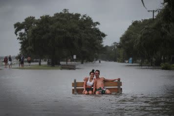 Hurricane Barry photos show an otherworldly city, deep under water