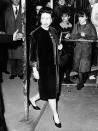 <p>Queen Elizabeth II was one of the first leading royals to demonstrate the art of regal maternity dressing. Here, Her Majesty is pictured arriving at the Covent Garden Royal Opera House for a ballet performance back in November 1963. She was expecting Prince Edward at the time. <em>[Photo: Getty]</em> </p>