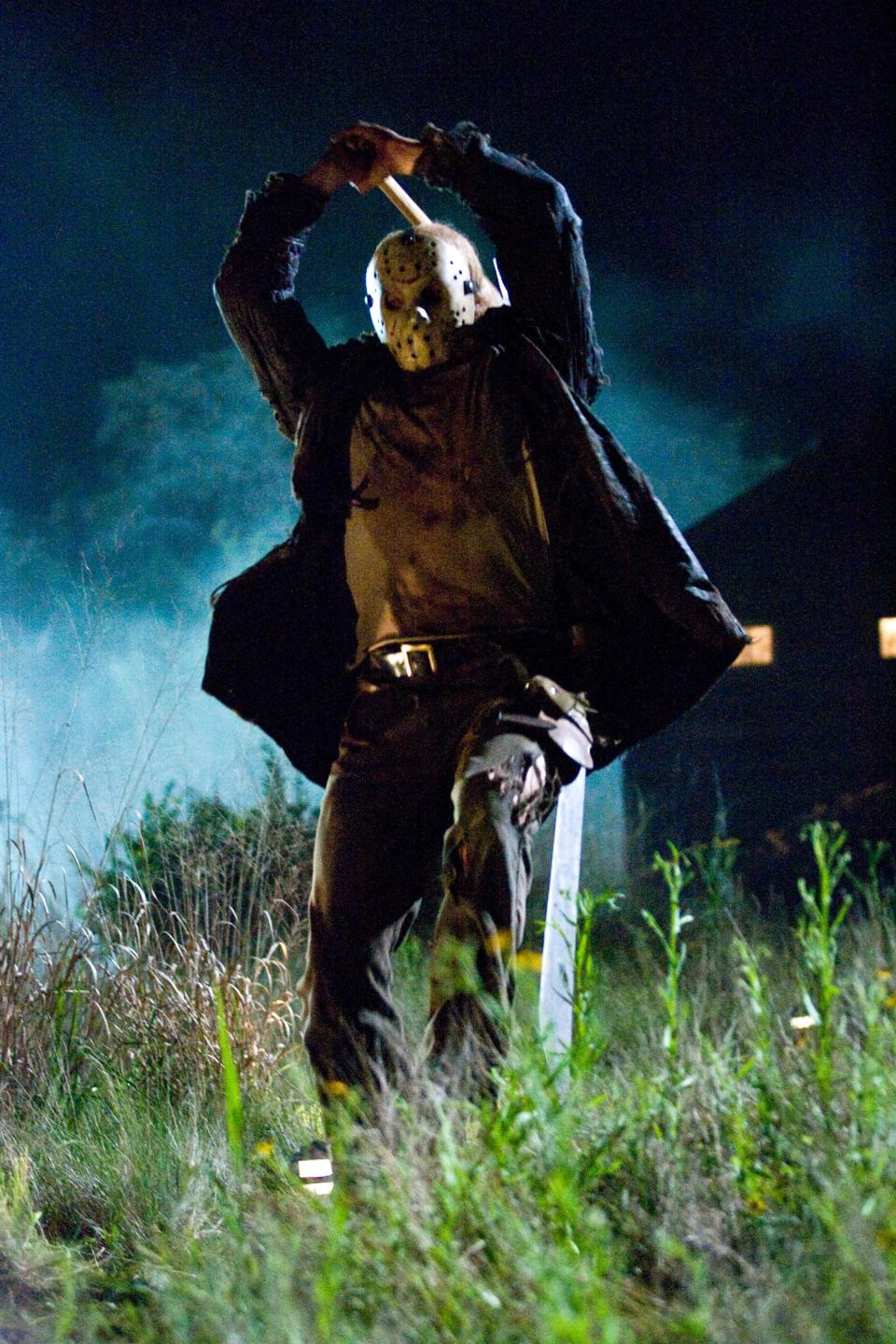 Derek Mears in a scene from the 2009 version of the motion picture “Friday the 13th” Photo by John P. Johnson, Warner Bros.