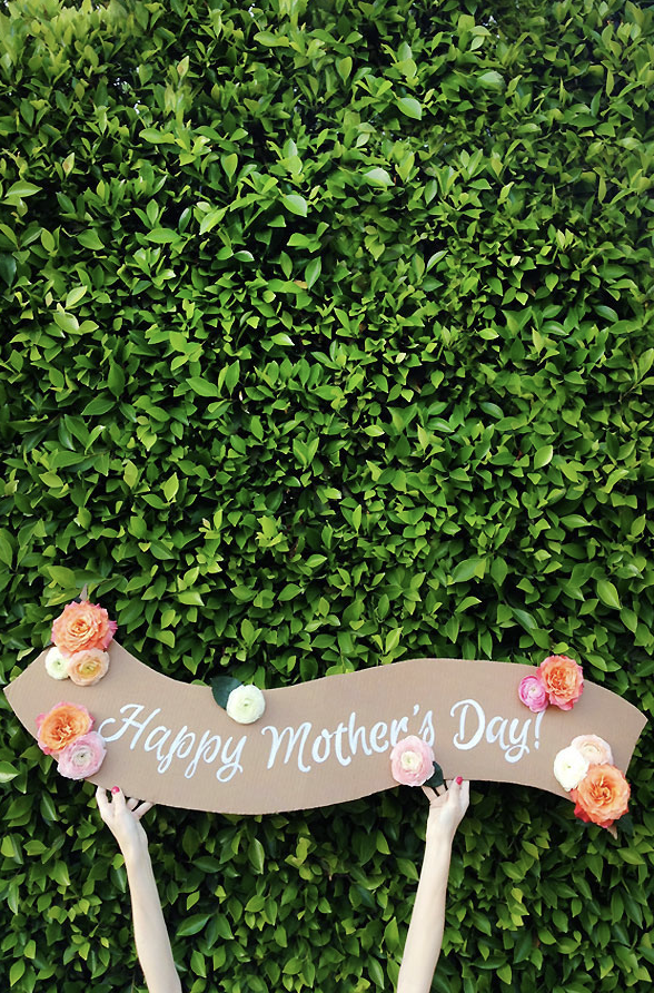 Mother's Day Flower Banner